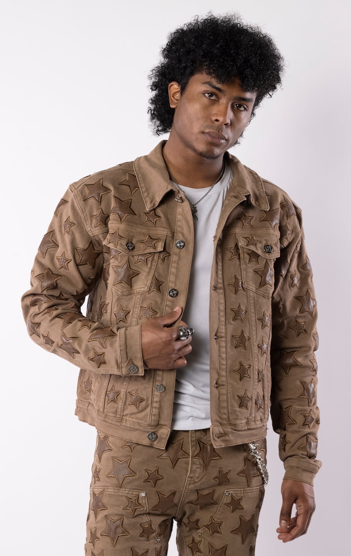 Obsidian Stars Denim Jacket